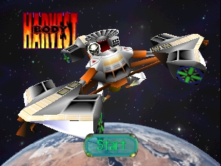 Body Harvest title screen for Nintendo 64